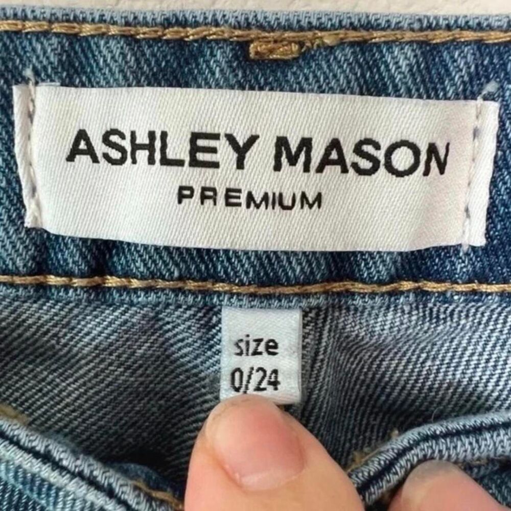 Ashley-mason Women's Blue and Navy Jeans - Picture 4 of 8